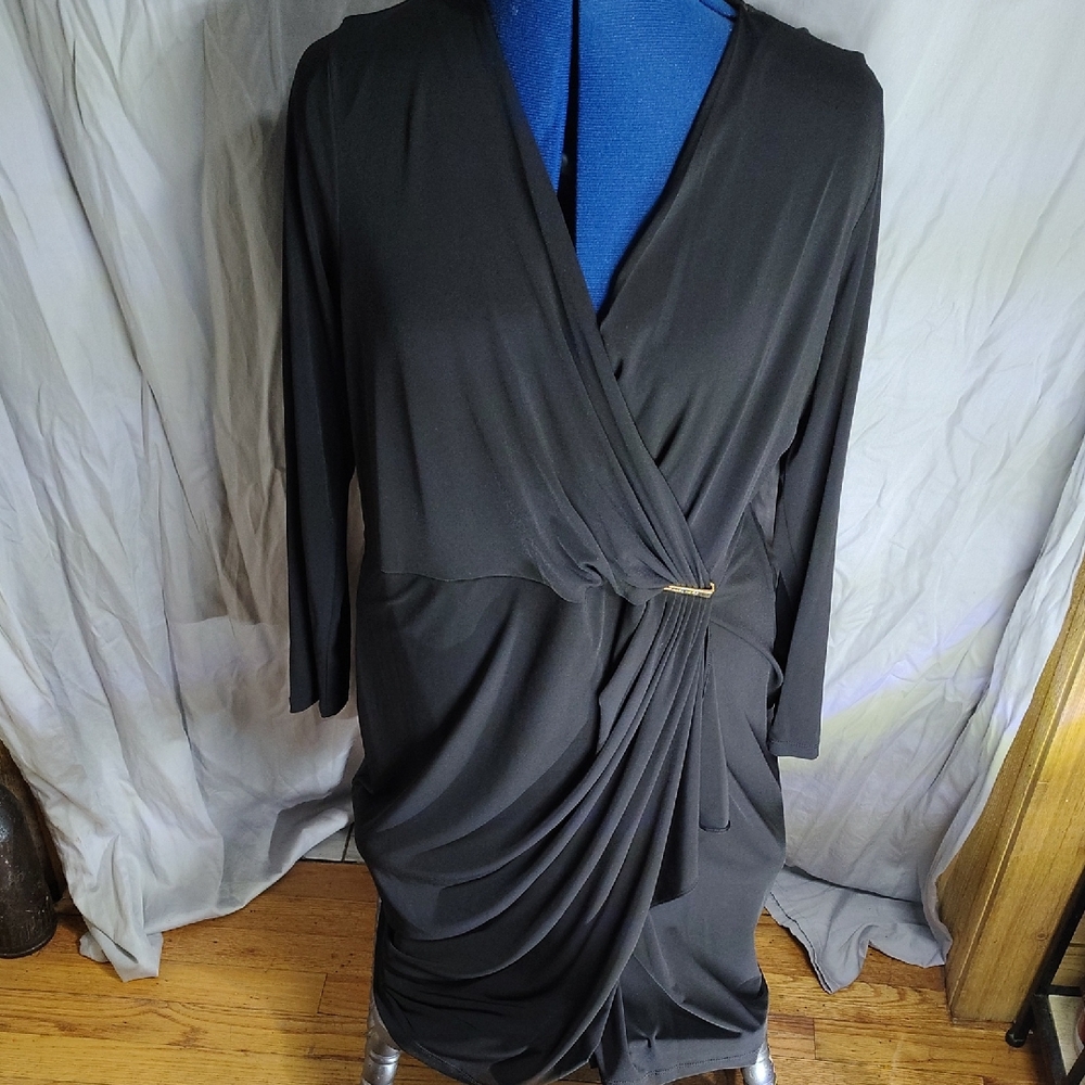 Michael Kors Black Dress with Royal Blue Lining
